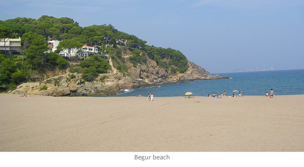 Begur beach