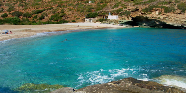 Vitali Beach, Andros