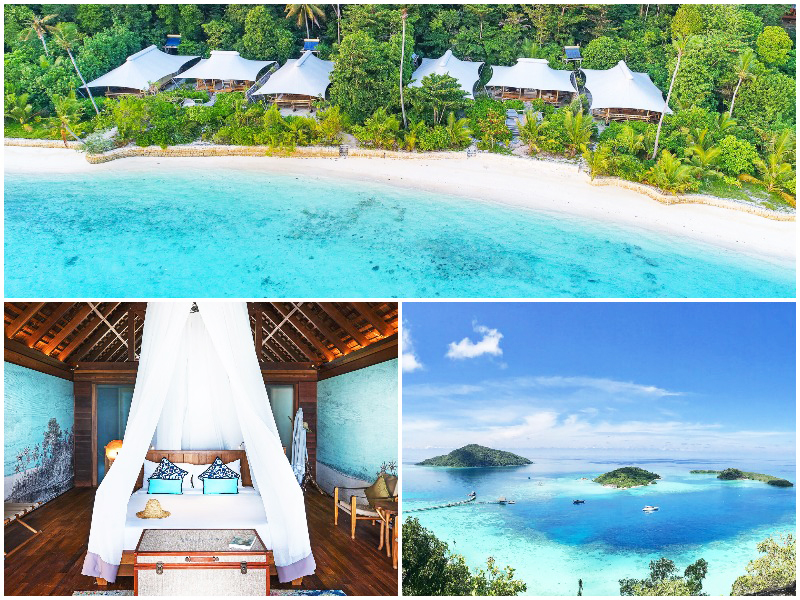 12 hotels with the clearest blue waters in the world / Bawah / Jake Hamilton / The i-escape blog