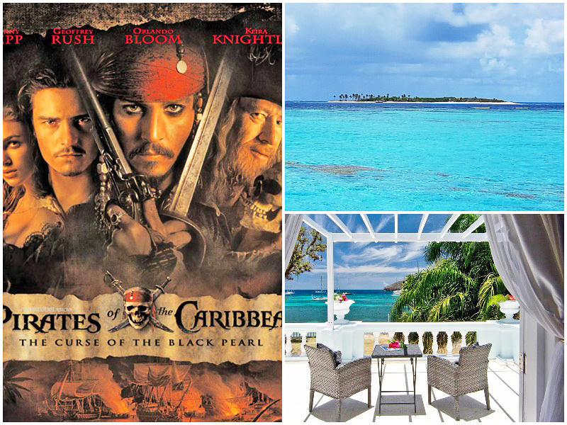 i-escape blog / famous movie beaches / Pirates of the Caribbean, Tobago Cays Vincent and Grenadines, bequia plantation hotel