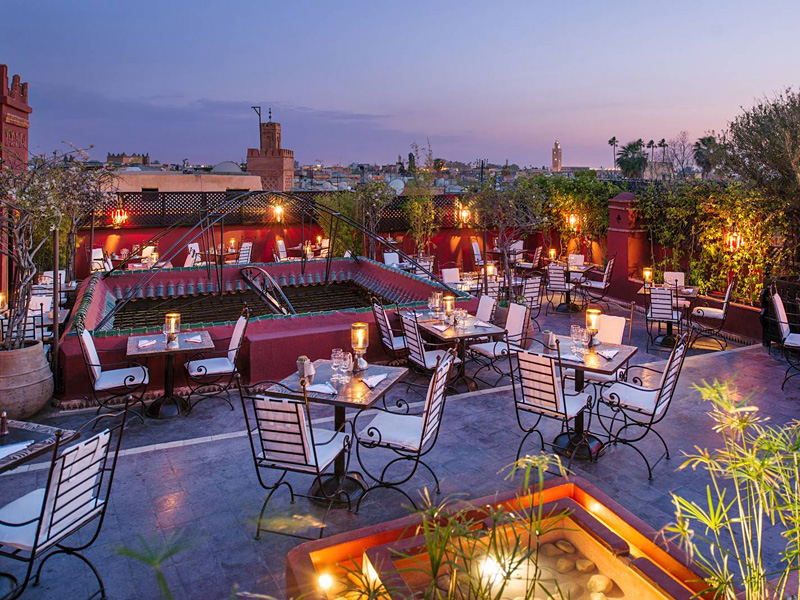 the i-escape blog / the best places to eat out in Marrakech / le foundouk