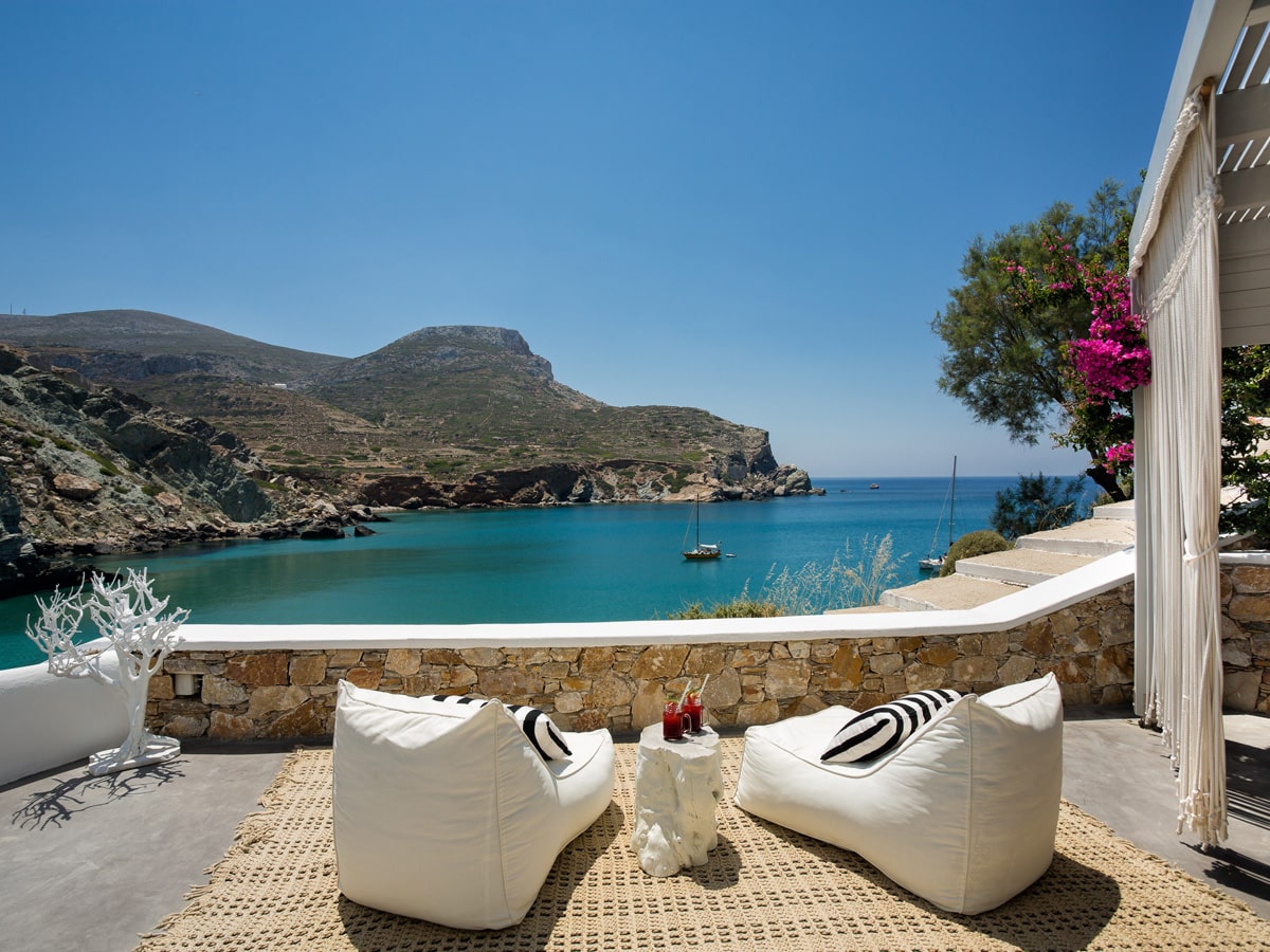 blue sand boutique hotel, folegandros