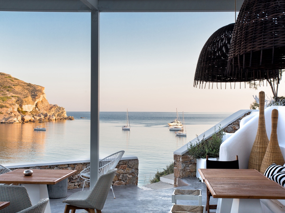 blue sand boutique hotel, folegandros