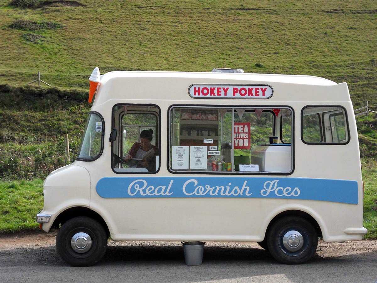 SWCP Cornwall ice cream van